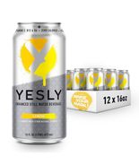 Yesly Enhanced Still Water - Lemon, 16 Fl Oz (Pack of 12) Zero Calorie - £23.59 GBP