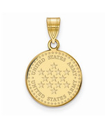 GP Sterling Silver Medium United States Army Disc Pendant - $93.57 CAD