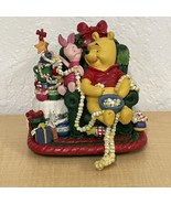 Vintage 1999 Winnie the Pooh and Piglet Christmas Stocking Hanger Holida... - €30,09 EUR