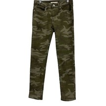Levi&#39;s Camouflage 711 Jeans 4 skinny ankle slim fit mid rise pants 27 womens - £28.68 GBP