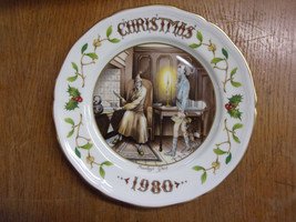 Christmas Marley&#39;s Ghost souvenir decorative Bone China plate 8 1/4&quot; - £14.28 GBP