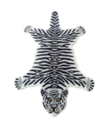 Handmade Tufted Tiger Skin Design wool Pile area rug for kids Room Size3... - £169.08 GBP