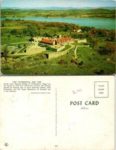 New York(NY) Fort Ticonderoga Lake Champlain Distanced Vintage Postcard - £7.48 GBP