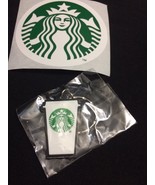 Starbucks New SUMMER 2022 To Go Cup Rubber Key Chain Keychain  SBUX + St... - £27.05 GBP