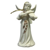 Angel Bell Christmas Tree Ornament Violin Player 5&quot; Tall - £11.96 GBP