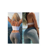 Interloper  Low Rise Butt Lift Yoga Pants   Fitness Leggings Stretch Ruc... - £31.45 GBP