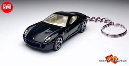 Htf Great Gift Key Chain Black Ferrari 599 Gtb New Custom Ltd Edition Euro Hw - £46.73 GBP
