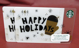 Starbucks 2015 HAPPY HOLIDAYS Gift Card New with Tags - $92.19 MXN
