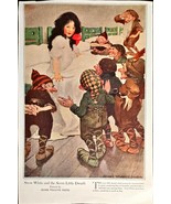1911 Snow White And The Seven Dwarfs Jessie Willcox Smith Duffield&amp;CO bo... - $29.62
