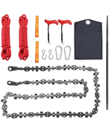 53 Inch Hand Rope Chain Saw Sharp Manual Tree Limb Chain Saw with 68 Tee... - $77.70 CAD