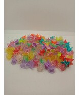 136pcs Scunci Assorted Color Butterfly Flower Hair Clips Mini Claw Clip New - $11.63