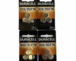 Duracell 303/357/76 Silver Oxide Button Battery, 4 - 3 packs (12 batteries) - $19.79