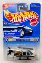 Hot Wheels 1995 Silver Series #325 Propper Chopper Police Helicopter Chrome - $4.95