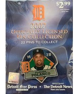 Detroit Tigers 2007 Officially Licensed Pin Collection Placido Polanco #14 - £8.59 GBP