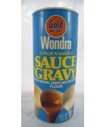 Vintage Gold Medal Wondra Sauce Gravy Advertising Decorating Container - £31.79 GBP