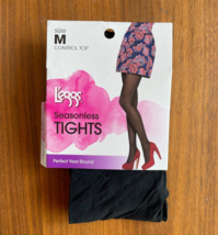 Hanes L&#39;eggs Seasonless Tights Black Size M Control Top - $10.00