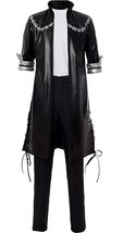 ZYHCOS Cosplay Costume Mens Dabi Black Leather Jacket Full Sets For Hall... - £52.33 GBP