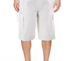 Men&#39;s Tactical Utility Slim Fit White Cargo Shorts With Belt w/ Defect 34 - $19.79