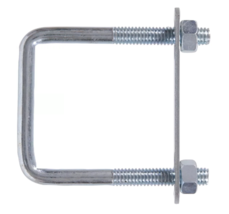 Hardware Essentials 320892 Zinc-Plated Fg Square U-Bolt, 5/16"-18x3"x2",... - $17.26