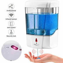 Automatic Liquid Soap Dispenser Handfree Touchless IR Sensor Wall Mount - £15.91 GBP