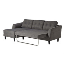 BELAGIO SOFA BED WITH CHAISE CHARCOAL LEFT - £1,434.73 GBP