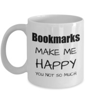 Bookmarks Lover Gift, Funny Bookmark Fan Mug, Hobby Birthday Gift Idea, Christma - £13.15 GBP+