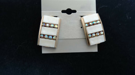 Vintage 1955 Kramer AB Rhinestone Clip Back Earrings - $38.00