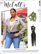 McCall&#39;s M8155 Misses 8 to 16 Jacket and Duster Vest Uncut Sewing Pattern - $15.76