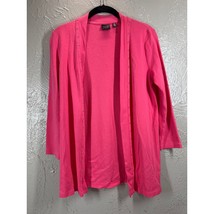 Rafaella Knit Cardigan Studded Accents Open Front Womens Size Small - $408.81 MXN