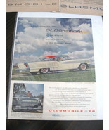 Vintage Oldsmobile Ninety-Eight Color Advertisement - 1958 Olds Ninety-E... - £10.16 GBP