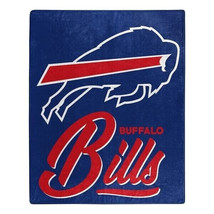 Buffalo Bills 50&quot; by 60&quot; Plush Signature Raschel Throw Blanket - NFL - $681.28 MXN