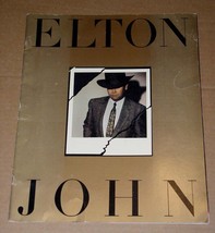 Elton John Concert Tour Program Vintage 1984 Breaking Hearts Tour - $24.99