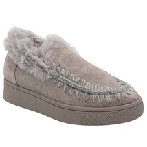Aqua College Wmn Faux Fur Wedge Heel Slip On Shoes Albina Size US 7M Gre... - $32.67