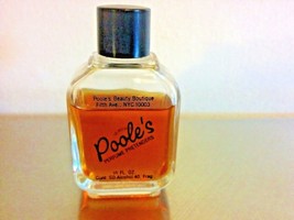 Vintage POOLE&#39;s &quot;Perfume Pretenders&quot; Perfume 1/2 oz Bottle - £7.75 GBP