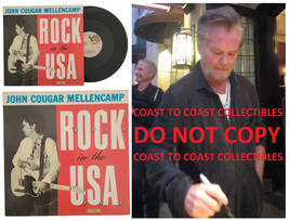 John Cougar Mellencamp signed Rock in the USA album COA proof autographe... - $395.99