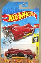 2020 Hot Wheels #46 Experimotors 8/10 SLIDE KICK Trans Red w/Gray RA Spoke Wheel - £6.16 GBP