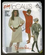 Easy McCALL'S Pattern #2137  BROOKE SHIELDS straight pull over dress Siz... - $9.85
