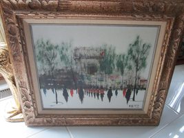 Fritz Ketz (German) 1903-1983, oil on canvas 20&quot; - £393.78 GBP