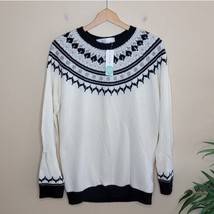 NWT Stitch Fix Amour Vert | Whistler Fairisle Neckline Pullover Sweater XL - £120.40 GBP