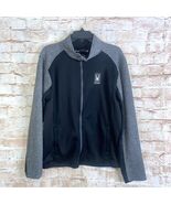 Spyder Mens Bandit Stryke Fleece Lined Jacket Gray And Black Size Medium - $363.02 MXN
