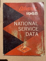 Advance 1965 National Service Data Repair Manual GM Chrysler Ford Rambler - £14.75 GBP