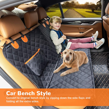 Waterproof Dog Car Seat Cover with Scratch-Proof Hammock Design for Cars, Trucks - $43.41