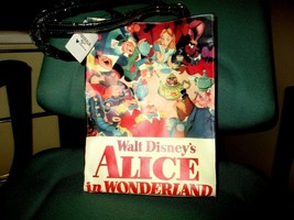 Walt Disney Alice in Wonderland 12&quot;x9&quot; Tote Bag w/Matching Wristlet Tagg... - $98.01