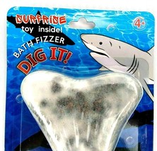 Digit Shark tooth Fizzer Dig It Surprise toy inside 3.53 oz Bathtub Fun Fantasia - £8.11 GBP