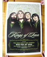 Kings De Leon Affiche The Mess Entrée The Subways Feb 2006 Aha Shake Hea... - $179.99