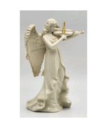 Lenox Angel Figurine Playing Violin Ivory &amp; Gold Accents Elegant Collect... - $56.12 CAD