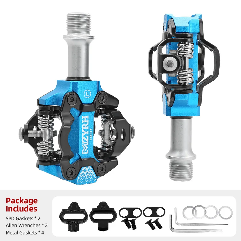 Bike Pedal Self-loc Pedals  SPD MTB Road Pedals Aluminum Alloy Anti-slip Sealed  - £102.27 GBP