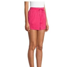 Plus Size Women&#39;s Shorts 3X Pink Mesh Athletic pocketed elastic waist - £12.45 GBP