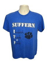 Suffern High School Indoor Track &amp; Field Adult Medium Blue TShirt - $334.49 MXN
