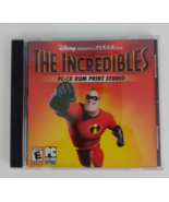 THE INCREDIBLES PC-CD Rom Print Studio Walt Disney Pixar Computer Software - $72.60 MXN